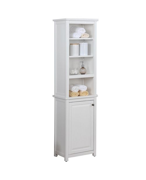 Alaterre Furniture Alaterre Dorset Bathroom Storage Tower With