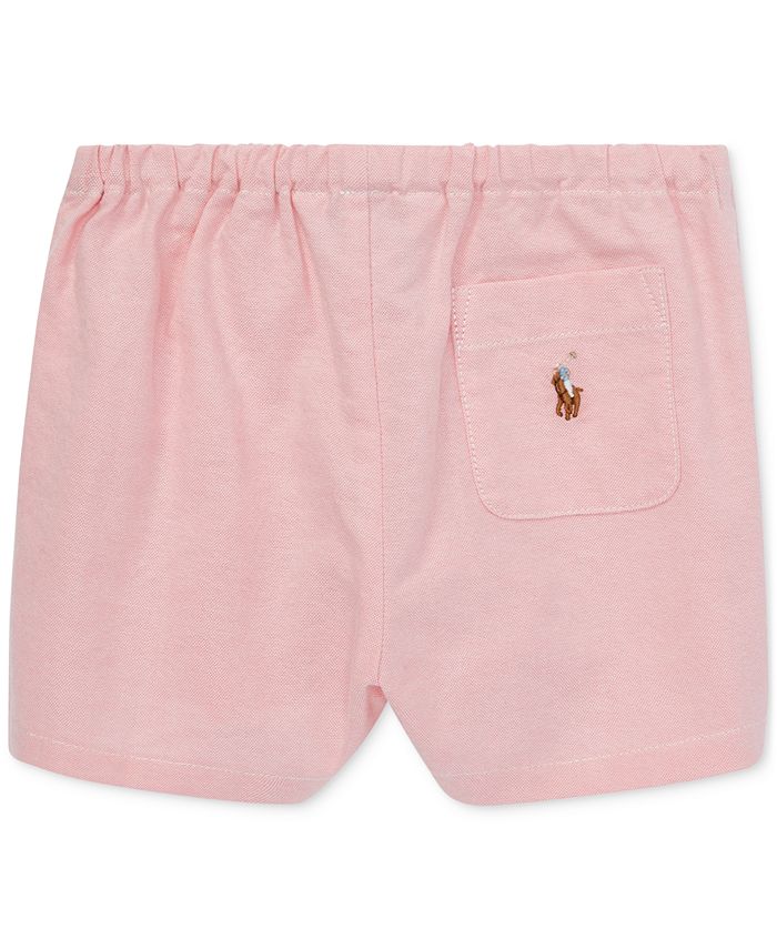 Polo Ralph Lauren Baby Girls Cotton Oxford Woven Shorts Macy's