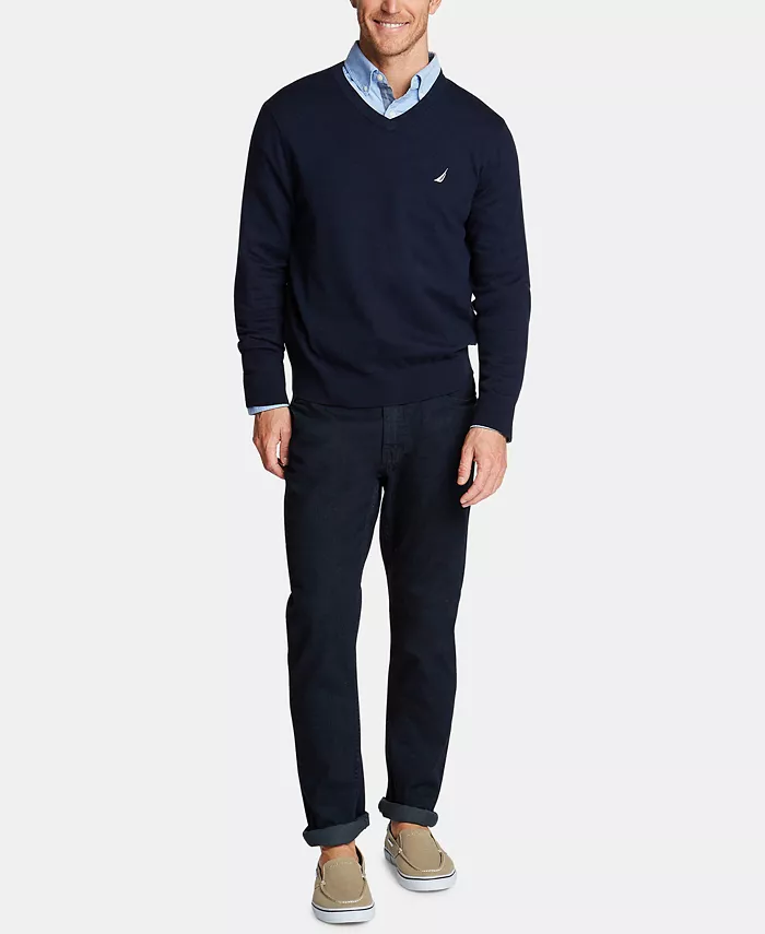 Men's Navtech Performance Classic-Fit Soft V-Neck Sweater - thumbnail 9