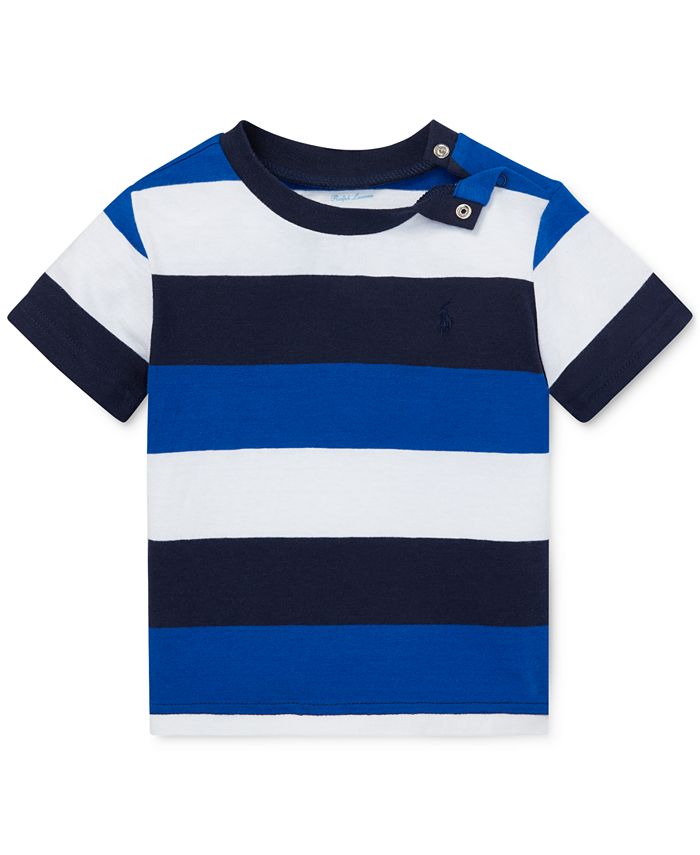 Polo Ralph Lauren Baby Boys Striped Cotton Jersey TShirt Macy's
