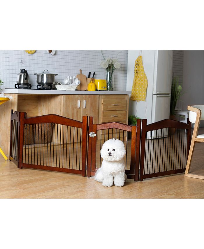zoovilla 2in1 Crate And Gate, Walnut, Medium Macy's