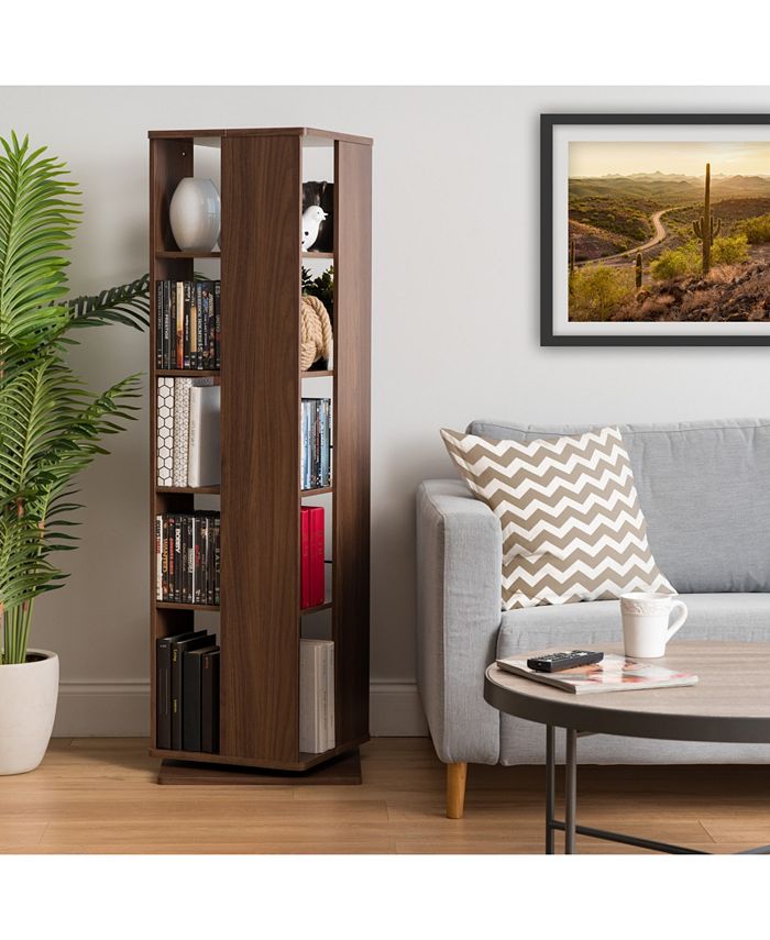 IRIS USA 5 Tier Revolving Bookshelf Macy's