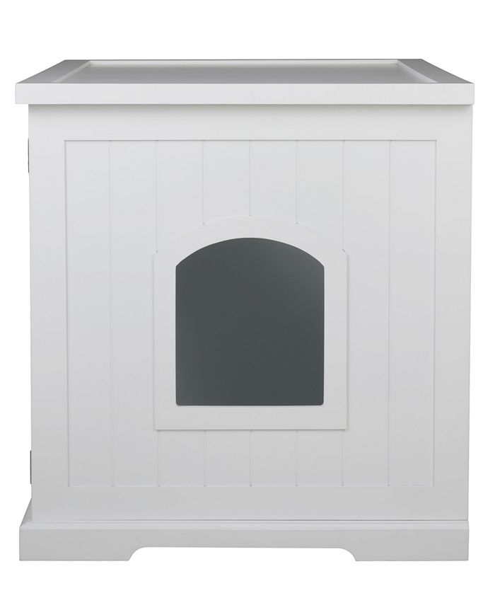 zoovilla Cat Washroom Bench, White Macy's