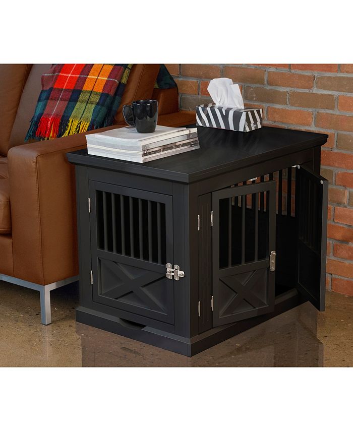 zoovilla Triple Door Dog Crate, Black, Medium Macy's