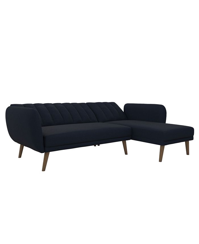 Novogratz Collection Novo Gratz Brittany Sectional Futon Sofa Macy's