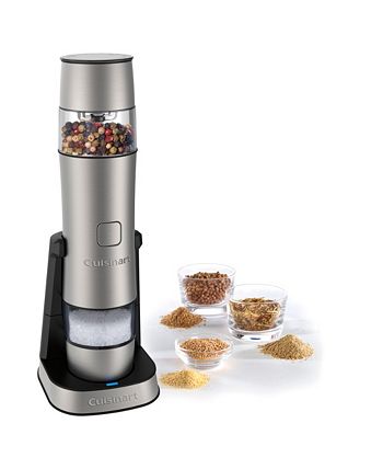 Cuisinart SG-3 Rechargeable Salt, Pepper and Spice Mill Mini Prep Plus Food  Processor, Stainless Steel