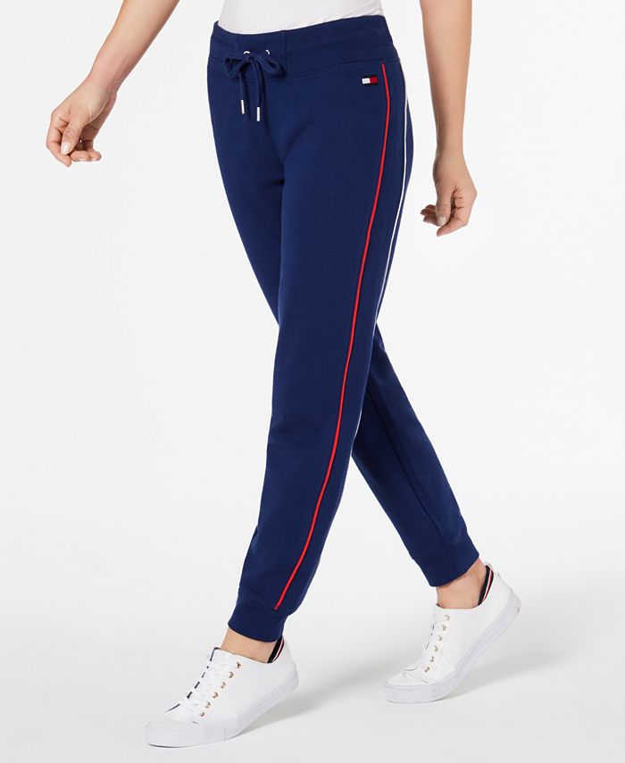 Tommy Hilfiger Piping-Trim Joggers, Created for Macy's - Macy's