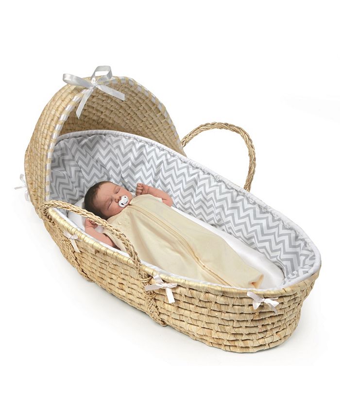 Badger Basket Natural Moses Basket with Hood Macy's