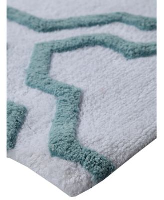 Quatrefoil Non-Skid Cotton 2-Pc. Bath Rug Set