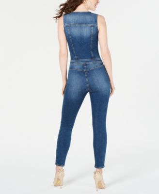 [新品] ゲス GUESS LAYLA DENIM JUMPSUIT ゲス GUESS LAYLA DENIM JUMPSUIT （LAYLA WASH） -アウトレット