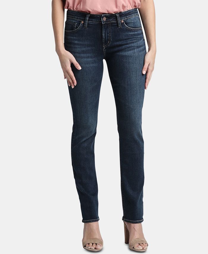 Silver Jeans Co. Avery Straight-Leg Jeans - Macy's