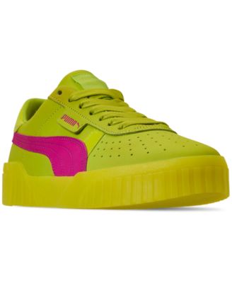 puma green and pink shoes