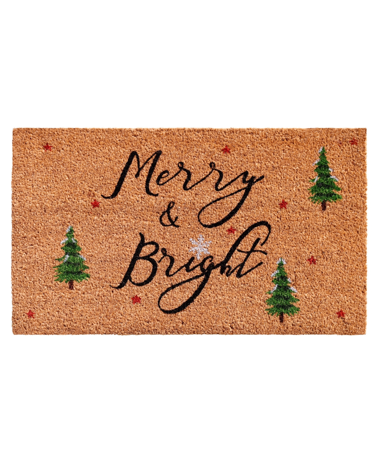 Yule 24" x 36" Coir/Vinyl Doormat Bedding