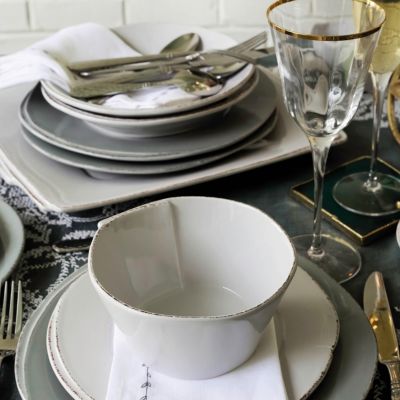 Vietri Lastra Dinnerware Collection In Sand