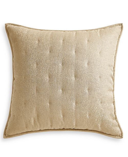 Hotel Collection Metallic Stone Quilted European Sham, Created for Macy's & Reviews Bedding