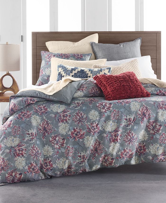 Lucky Brand CLOSEOUT! Hayden Cotton Full/Queen Duvet Cover Set, Created