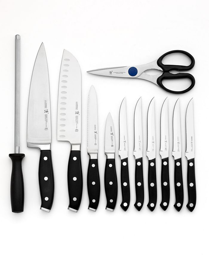 Budget-O Henckels International Forged Premio 13-Piece Knife Block Set, knife se