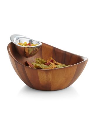 Nambe Harmony 12" 2 piece Chip and Dip