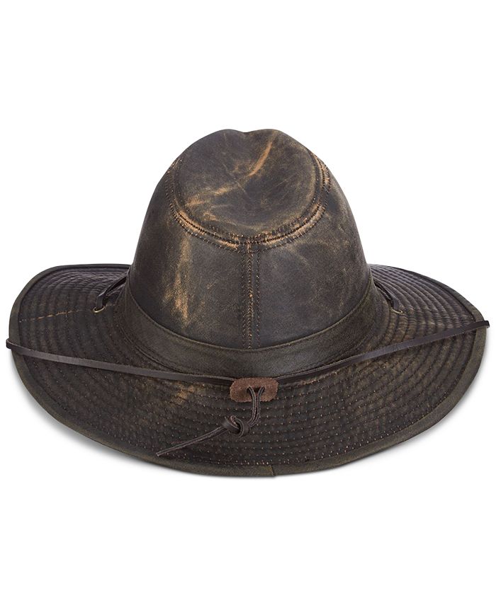 Dorfman Pacific - Men's Weathered Big-Brim Safari Hat