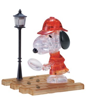 BePuzzled 3D Crystal Puzzle-Detective Snoopy - 34 Pcs