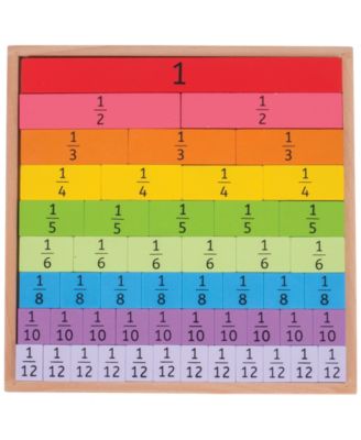 Areyougame Bigjigs Toys Wooden Fractions Tray
