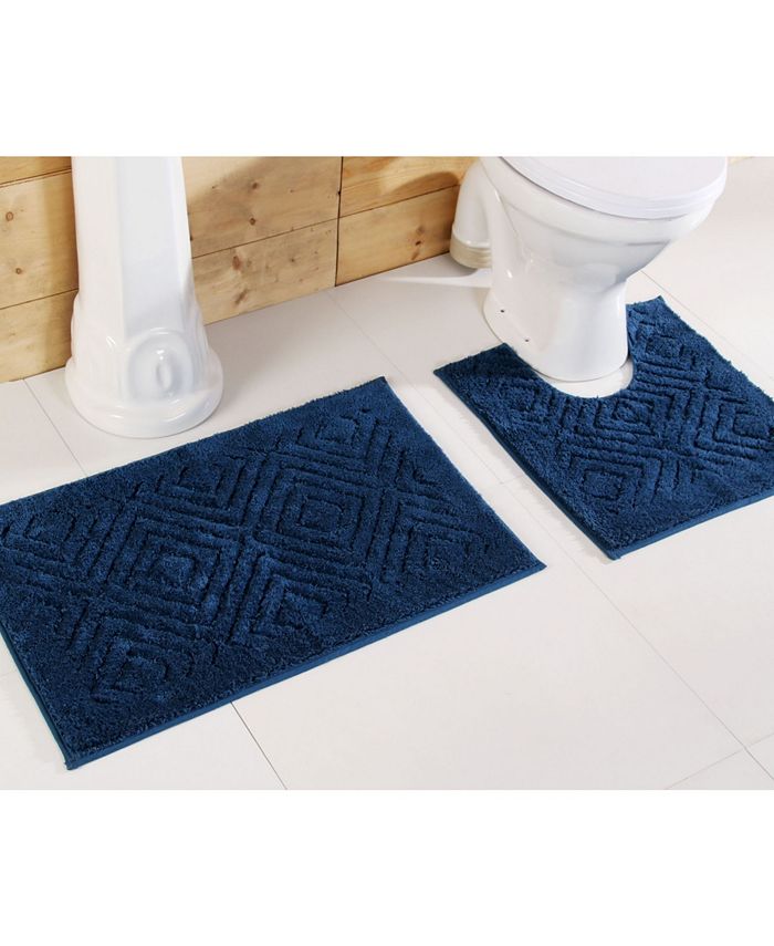 Better Trends 2 Piece Trier Bath Rug Set - Macy's