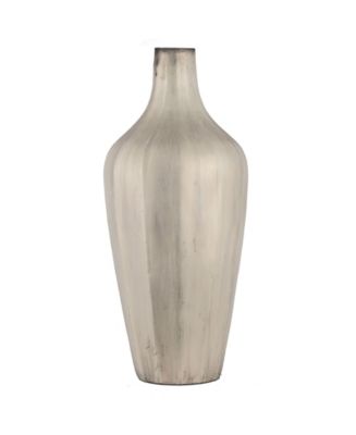 AB Home Tall Vase with A Shiny Pearly White Finish - Macy's