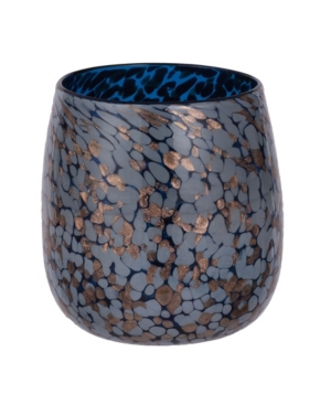 Ab Home Shaylee Wide Vase In Blue
