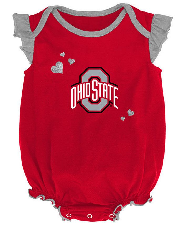 Outerstuff Baby Ohio State Buckeyes Double Trouble Creeper Set - Macy's