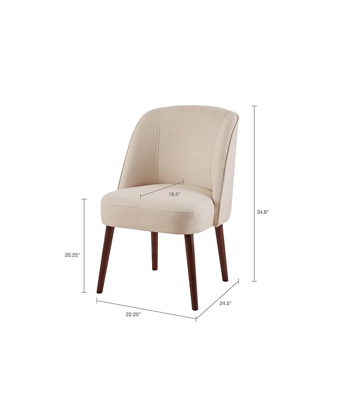 Furniture Bradley Rounded Back Dining Chair - Macy's