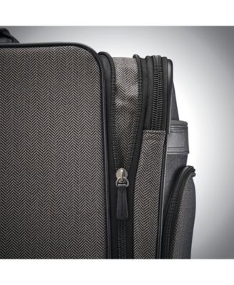 hartmann herringbone luxe carry on expandable spinner