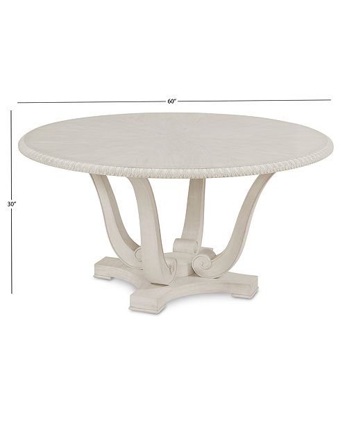 Furniture Jasper County Dogwood Round Dining Table ...