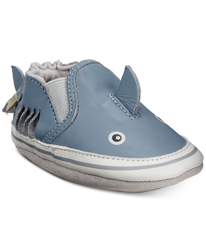 Robeez - Baby Boys Sebastian Shark Soft Sole Shoe