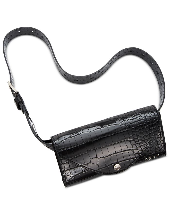 DKNY - Croc-Embossed Belt Bag
