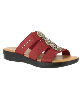 easy street nori slide sandals