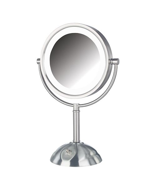 Jerdon The Hl8808nl 8 5 Tabletop Two Side Swivel Led Lighted Vanity Mirror Reviews Bathroom Accessories Bed Bath Macy S