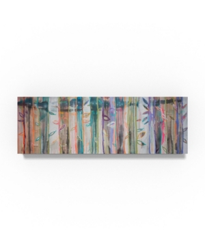 Trademark Global Zwart 'colored Canvas Art In Multi