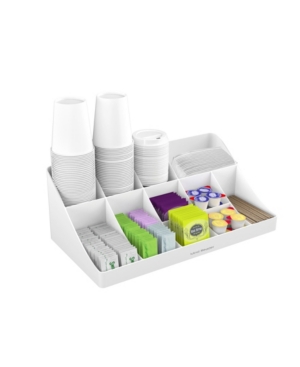Mind Reader 11 Compartment Breakroom Coffee Condiment Organizer