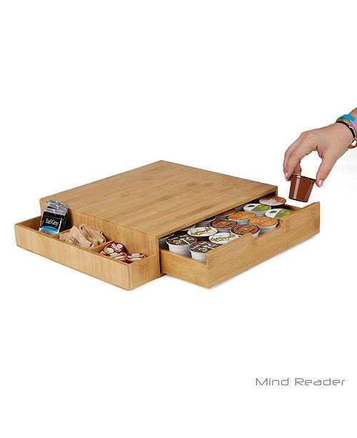 Mind Reader K Cup Single Serve Coffee Pod Drawer With Side