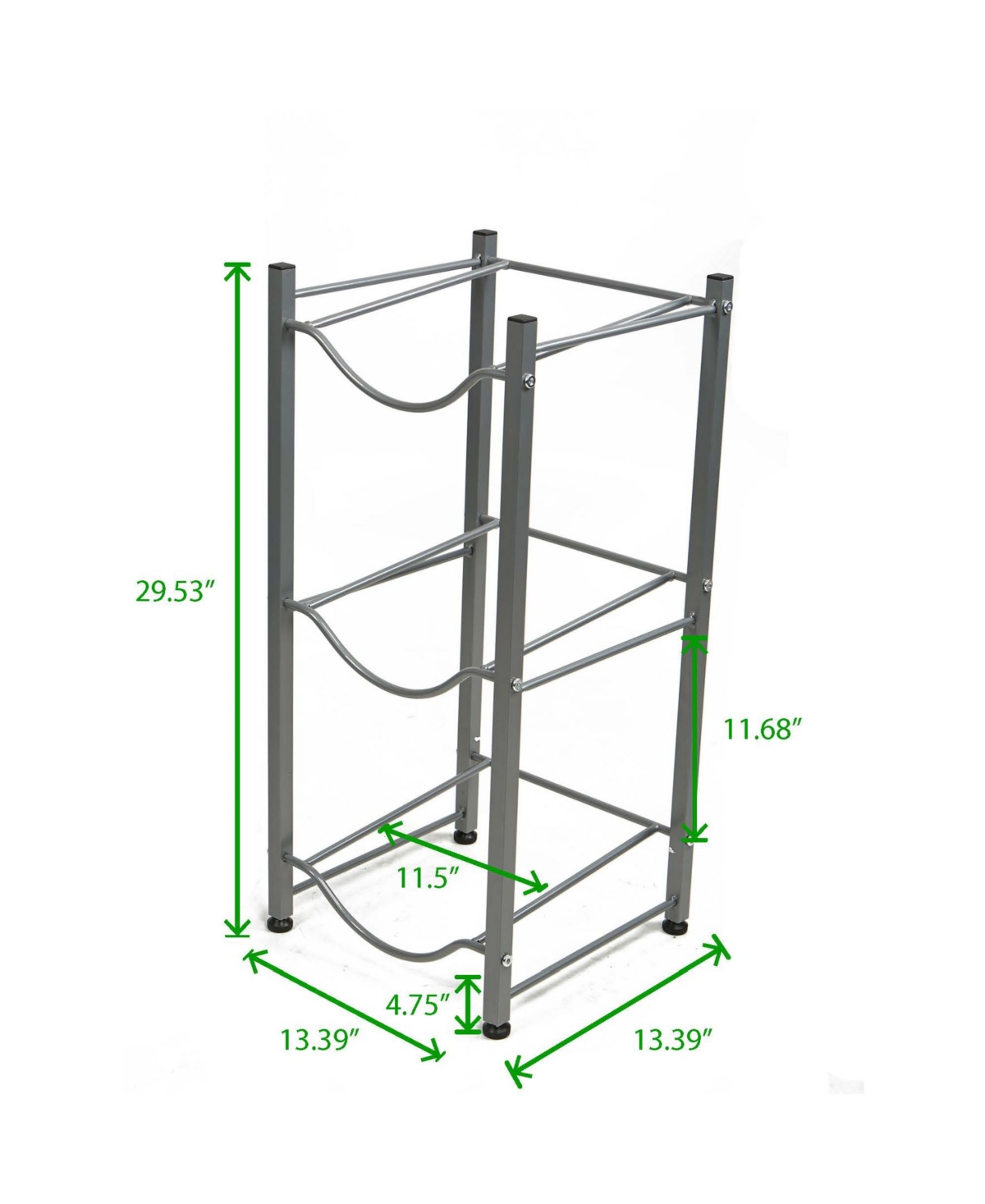 Mind Reader 3 Tier Toilet Rack, Bathroom Accessories Stand Storage