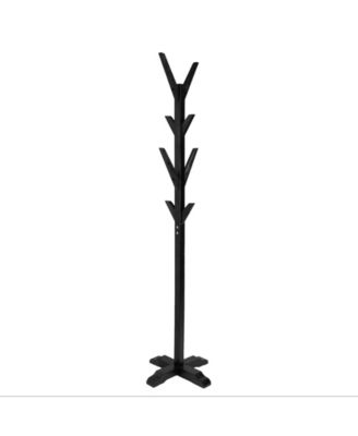 coat hanger with umbrella holder