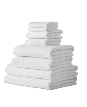 Classic Turkish Towels Arsenal 8 Piece Turkish Cotton Towel Set with 2 Large Bath Sheets Included Bedding