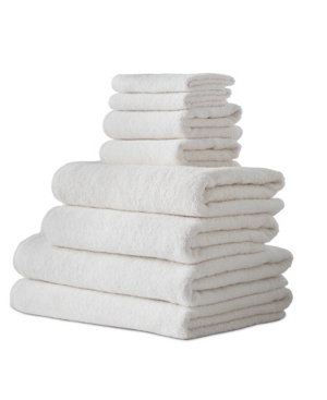 Classic Turkish Towels Arsenal 8 Piece Turkish Cotton Towel Set with 2 Large Bath Sheets Included Bedding
