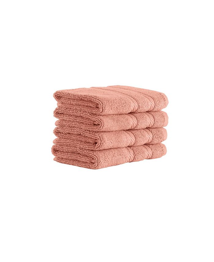 Makroteks Classic Turkish Towels Antalya 4 Piece Luxury Turkish Cotton Washcloth Towel Set Macy's