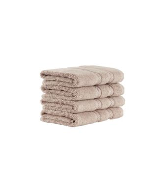 Classic Turkish Towels Antalya 4 Piece Luxury Turkish Cotton Washcloth Towel Set