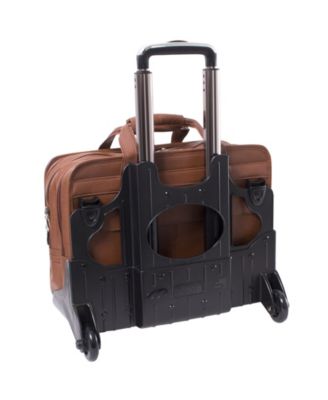 West Town 15" Fly-Through Checkpoint-Friendly Patented Detachable -Wheeled Laptop Briefcase