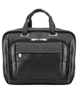 West Loop Expandable Double Compartment Briefcase
