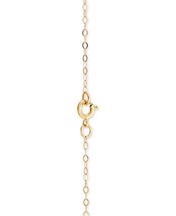 Macy's - Mom Heart 18" Pendant Necklace in 10k Gold & 10k Rose Gold