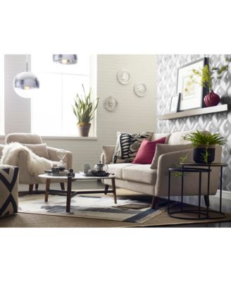 Elle D&eacute;cor 24" Mid-Century Modern Chloe Armchair