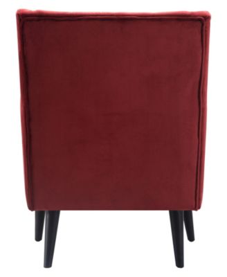 Elle D&eacute;cor Celeste Tufted Velvet Accent Chair